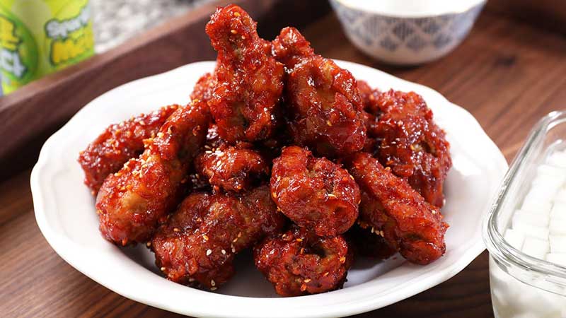 Tangy and Spicy Korean Fried Chicken Sauce